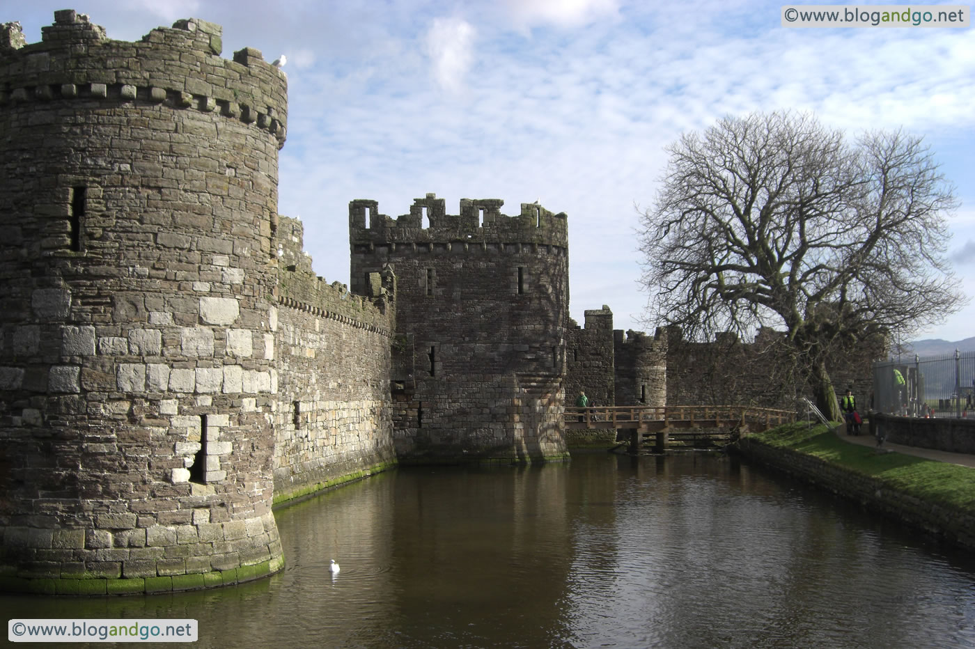 Beaumaris Castle - Moat and tidal dock